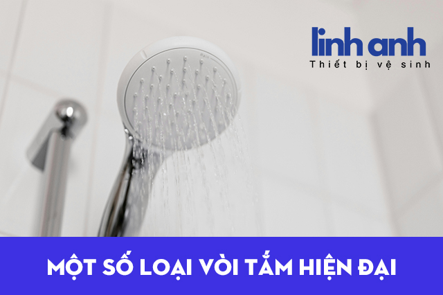 Một số loại vòi tắm hiện đại