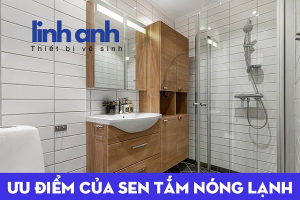 Ưu điểm của sen tắm nóng lạnh 