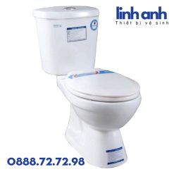 01 Bồn cầu 2 khối DS 615 KK